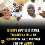Folorunsho Alakija, and husband part ways after 30yrs of marriage